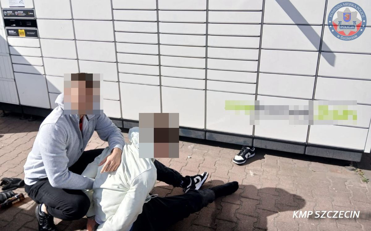 Wielkie zatrzymanie przy paczkomacie. 19-latek oszukiwał na dużą skalę