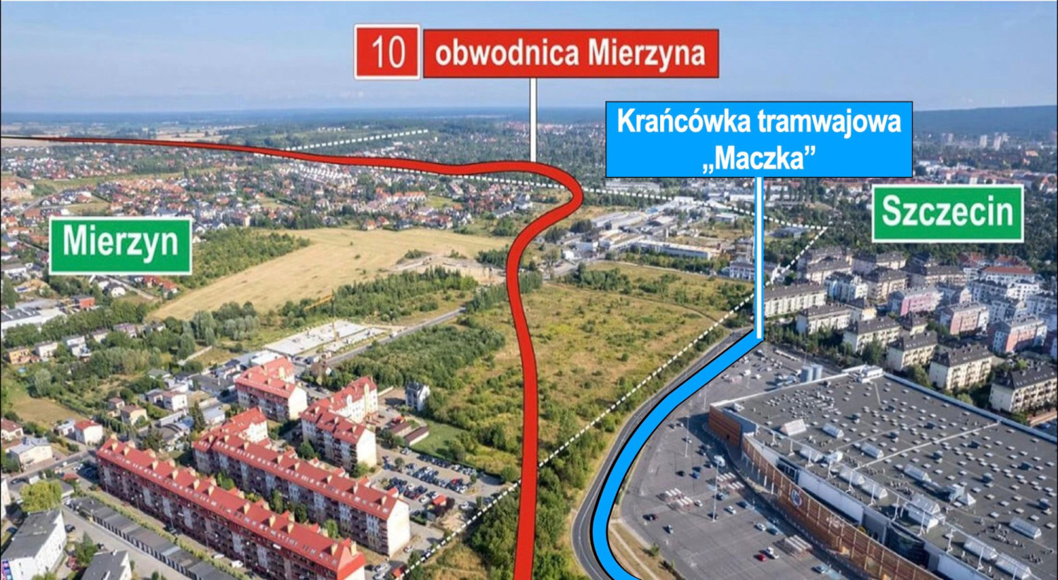 Duże zmiany w projekcie tramwaju do Mierzyna. „Mamy przystanek praktycznie w osiedlu”