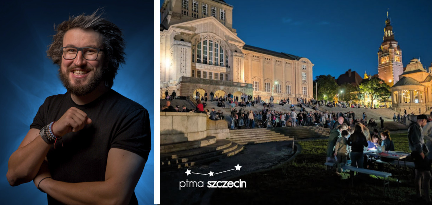 Karol Wójcicki przyjedzie do Szczecina. Najpierw spotkanie, a potem wspólne obserwacje na Wałach Chrobrego