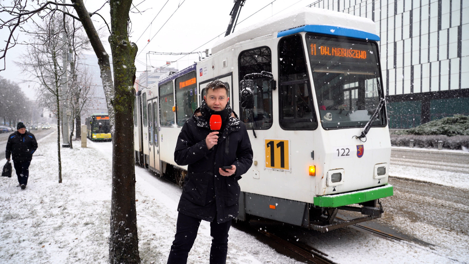 Tramwaje w Szczecinie nie jeżdżą. To przez zamarzniętą trakcję