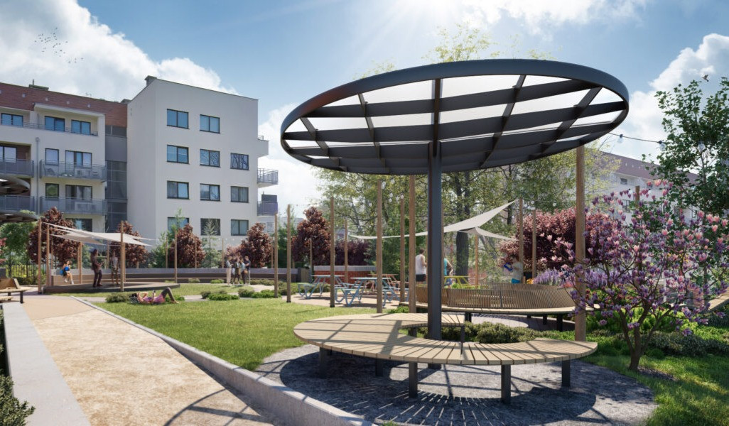 Niezagospodarowany teren niedługo zamieni się w ogród. Będzie można odpoczywać na hamaku wśród zieleni