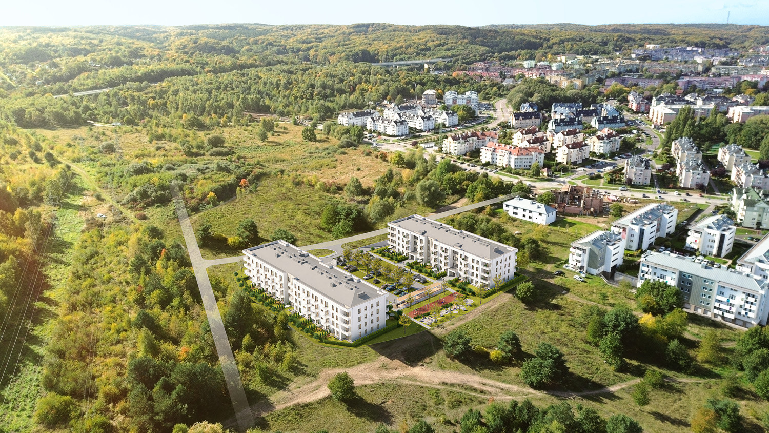 Ruszyła sprzedaż mieszkań na nowym, spokojnym osiedlu tuż przy Puszczy Bukowej. Lokale są już niemal gotowe