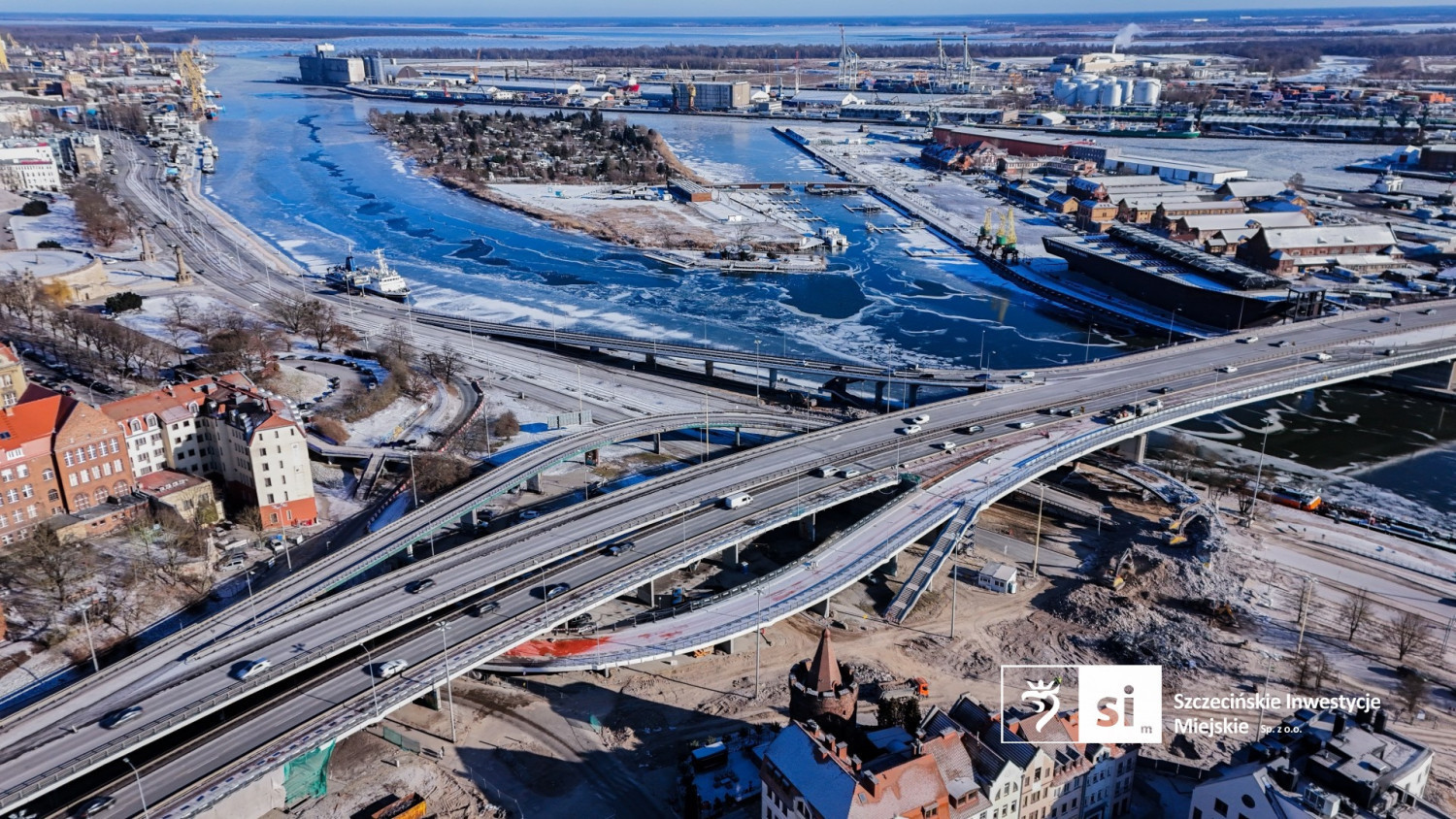 Ta łącznica Trasy Zamkowej jeszcze poczeka na wyburzenie, ale wjazdu na nią już nigdy nie będzie