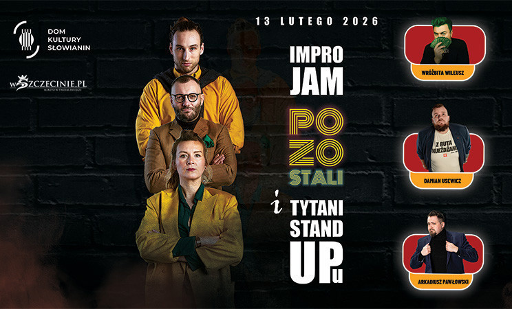To wydarzenie znowu zaskakuje! Popularni stand-uperzy na jednej scenie z grupą impro Pozostali