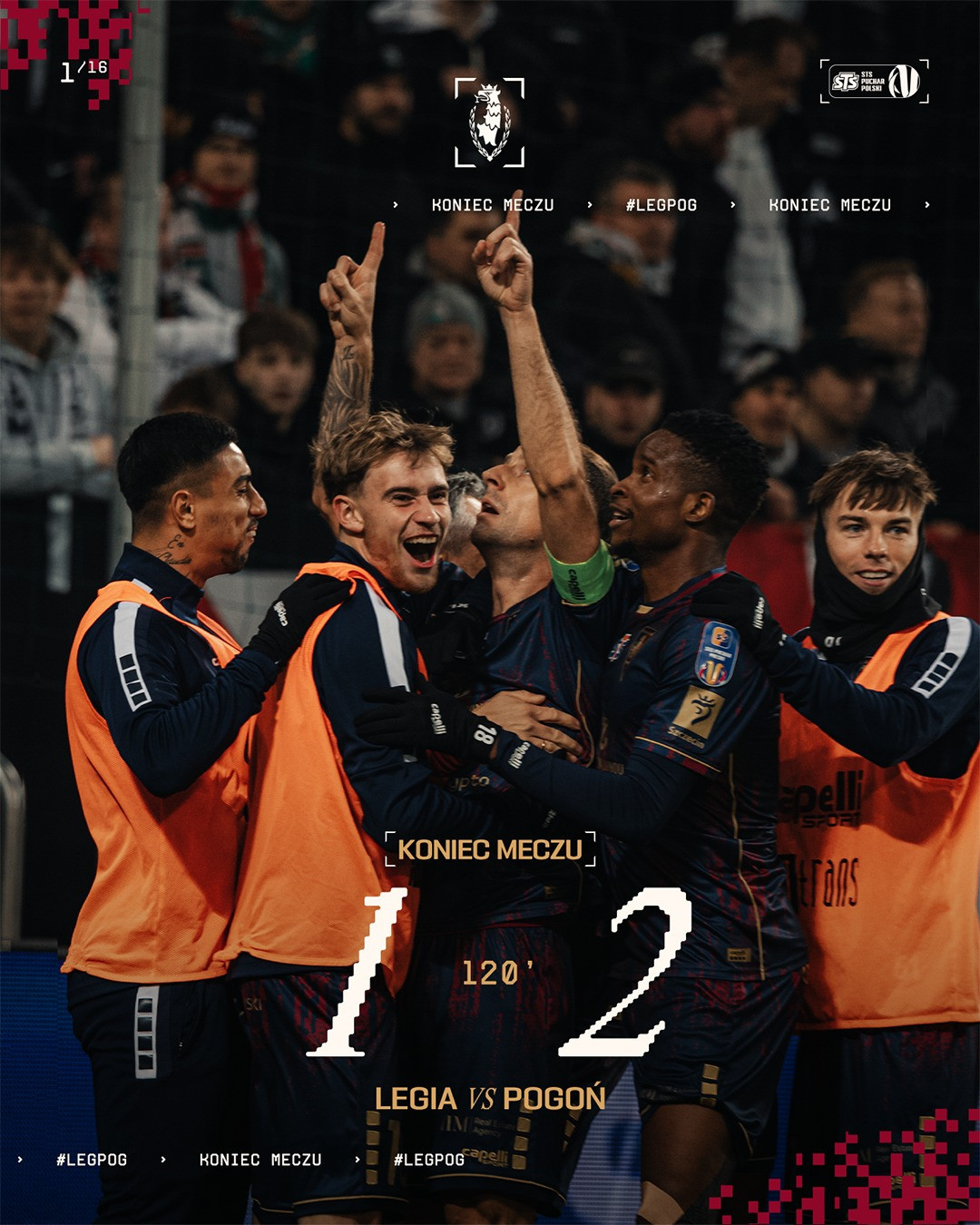 Adrian Przyborek uciszył Warszawę! Pogoń wyrzuca Legię z Pucharu Polski