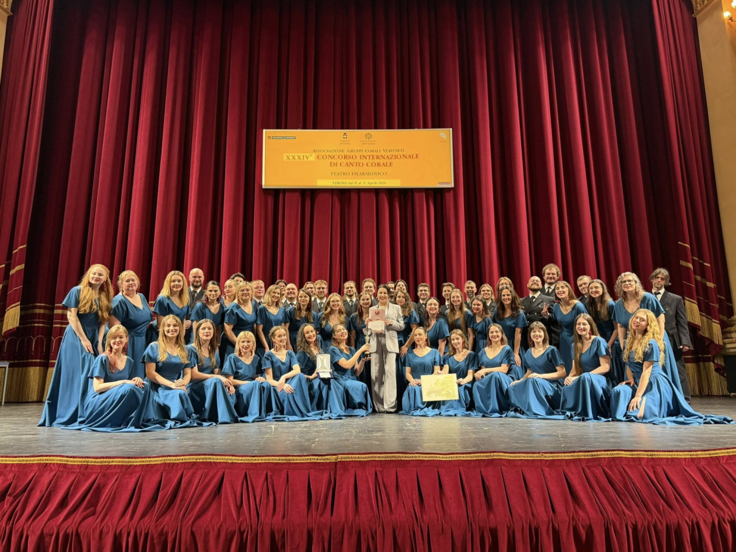 Włoska podróż zakończyła się sukcesem. Chór Politechniki Morskiej z kolejnym zwycięstwem