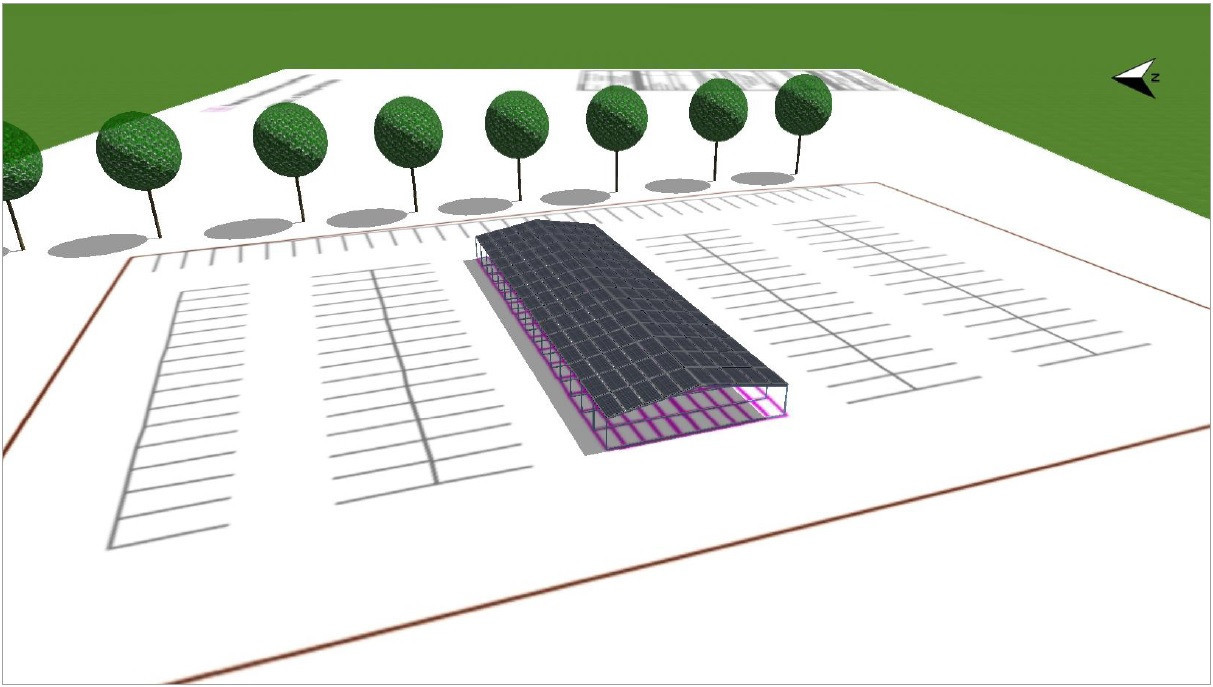 Chcą zadaszyć parking Arkonki panelami fotowoltaicznymi