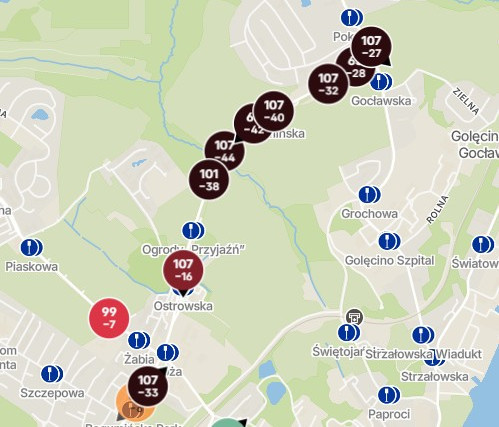 Jest pomysł na rozładowanie korków przy skrzyżowaniu Bogumińskiej i Hożej. Będzie więcej pasów