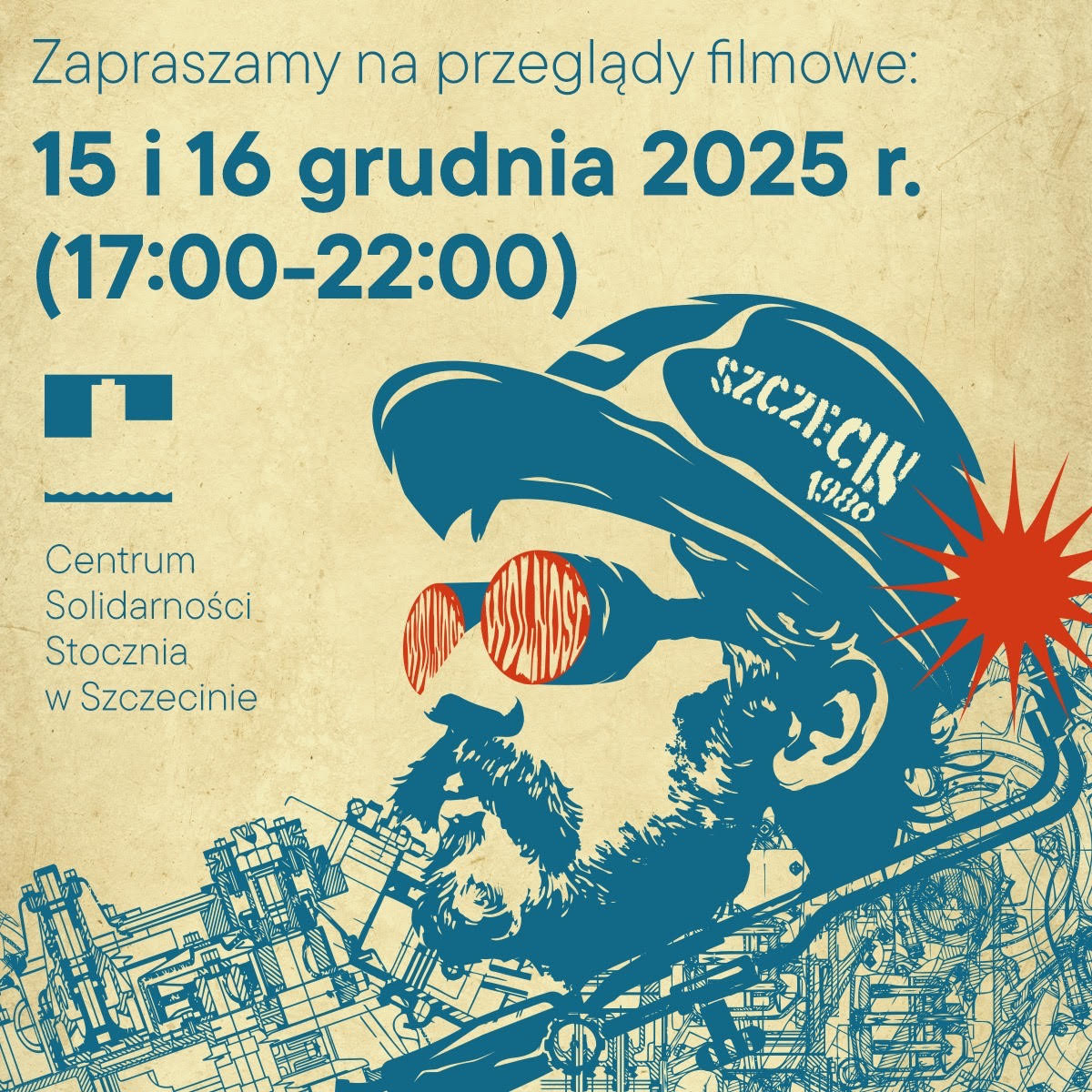 Historyczna świetlica zmieni się na dwa dni w salę kinową. Przegląd filmowy poświęcony Tragedii Grudnia 1970