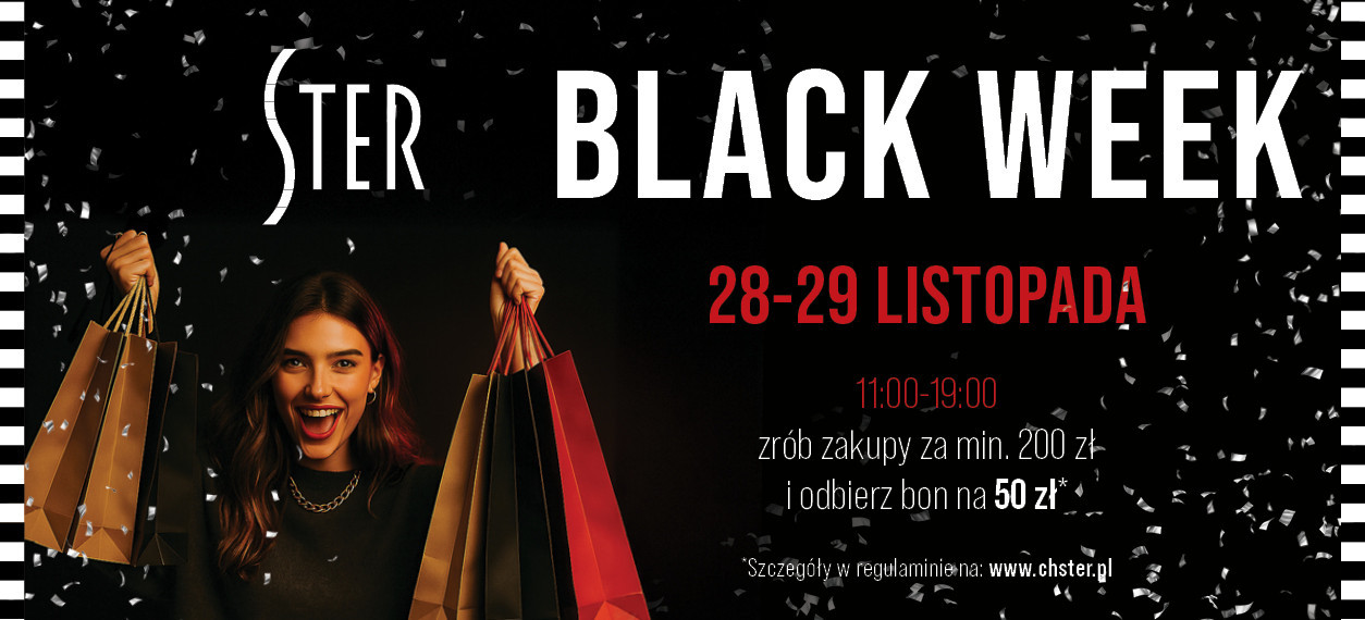 W CH Ster do promocyjnych ofert na Black Week dodają jeszcze bonus