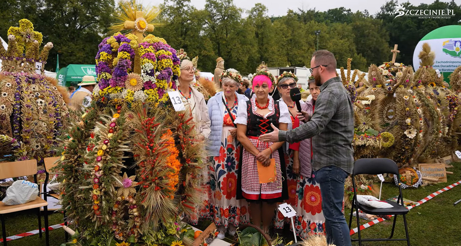 Najpiękniejsze wieńce dożynkowe zachwyciły na targach w Barzkowicach. Rekordowa edycja targów rolnych za nami