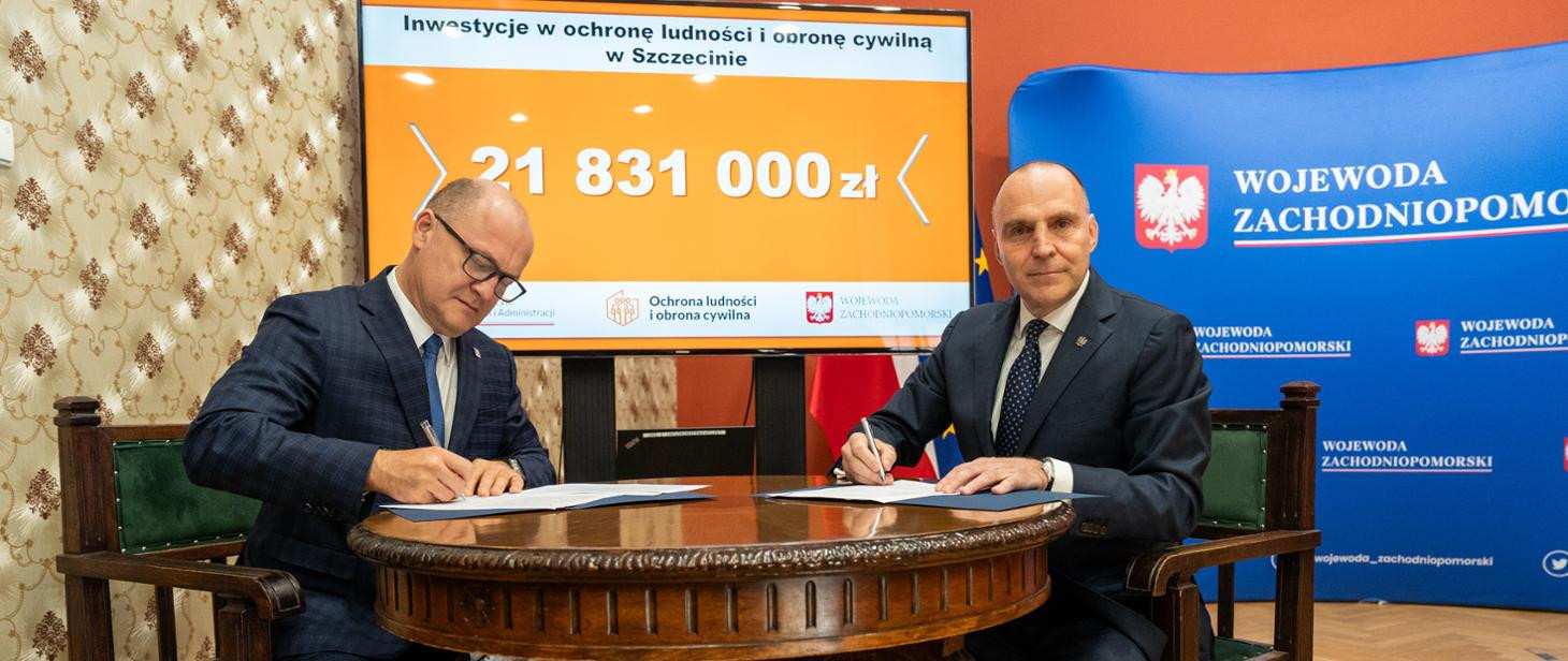 Prawie 22 miliony złotych dla Szczecina. To pierwsza transza na ochronę ludności i obronę cywilną